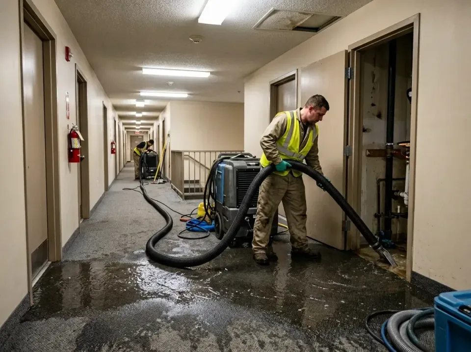 multi-unit-apartment-hallway-f-005 — frequently asked questions, Emergency Burst Pipe Water Extraction & Removal in Gettysbu…